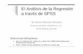 Análisis de la regresión en SPSS