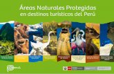 Áreas Naturales Protegidas en destinos turísticos de Perú