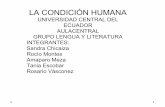 Presentacion condicion humana_central