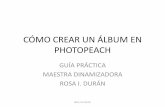 Cómo crear un álbum en photopeach