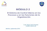 Módulo II. El Sistema de Control Interno en los Procesos y en las Funciones de la Organización
