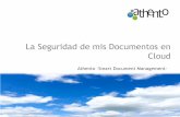 Webinar:  La Seguridad de Mis Documentos en la Nube