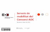 2013 02-18 Socinfo - Serveis de mobilitat del Consorci AOC (Barcelona)