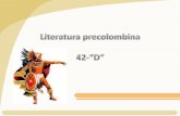 Literatura Precolombina 42D LHL