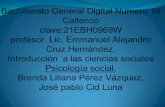 psicologia social Bachillerato general digital numero 16 caltenco