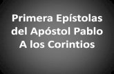 Primera  epístolas del apóstol pablo