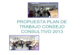 Plan consejo consultivo cesfam garin 2013