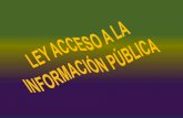 Presentacion de ley acceso a la informacion  v3