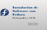 Instalacion de software con Fedora