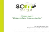 11. Debate Grupo Comunicación Plataforma Som Energia