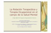 Relacion terapeutica II y Terapia Ocupacional