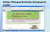 Presentacion del Blog La Arblogleda Perdida del CEPER La Arboleda Perdida