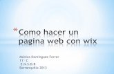 Como hacer un pagina web con wix monica (1)