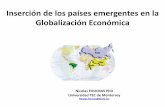 Inserción de los países emergentes en la globalización