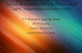 Tema 7. la luz, el magnetismo y la electricidad