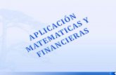 Aplicaciones matematicas y financieras