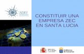 Constituir una empresa ZEC en Santa Lucía