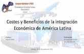 Efectos y beneficios de la integración económica Latinoamericana