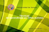 Autismo y Técnicas de Aprendizaje para niños