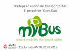 Startups en el món del transport públic. El perquè de l'Open Data