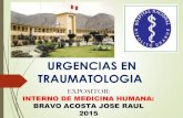 Urgencias y Emergencias en traumatologia