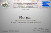 Presentacion Etapa Vocacional Mundo Clasico ROMA. Evolucion y Tendencia en Enfermeria.