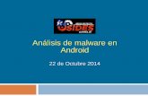 Análisis de malware en Android -.Bsides Chile 2014