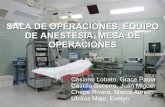 Seminario Sala Y Mesa De Operaciones Equipo De Anestesia