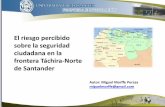 Láminas defensa TEG Riesgo percibido sobre la Seguridad Ciudadana en la frontera Táchira-Norte de Santander