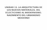 Unidad 11. la arquitectura de los nuevos materiales