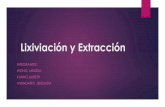 Lixiviacción y Extracción