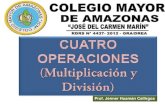 Cuatro operaciones(multiplicacion y división)