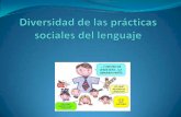 Segund sesion diversidad de las prácticas sociales del lenguaje