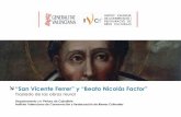 “San Vicente Ferrer” y “Beato Nicolás Factor”