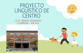 Proyecto lingüístico de centro ( PLC)  (ppt)
