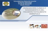 Evaluación clínica y radiográfica
