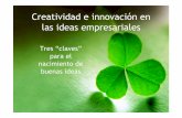 Creatividad e innovación en las ideas empresariales