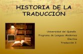 Historia de la traducción