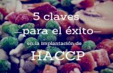 5 claves para el éxito en la implantación de HACCP