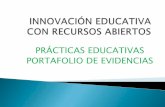 Innovación educativa con recursos abiertos: PORTAFOLIO DIAGNÓSTICO