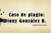 Exposición plagio: Diony González