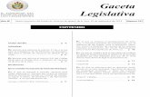 Extracto Gaceta Legislativa 167