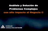 Analisis y solucion de problemas complejos accelum 2011