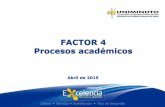 Presentación factor 4   procesos académicos