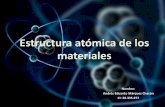 Estructura atómica de los materiales