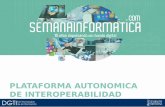 Rosa García. DGTI. Plataforma Autonómica de Intermediación de Datos. Semanainformatica.com 2015