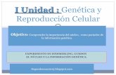 I Unidad: Material Genético y Reproducción Celular.