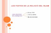 LES FESTES DE LA RELIGIÓ ISLAM.