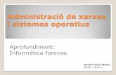 ARSO (P1): Informatica forense - Presentacio