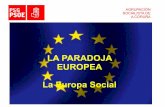 La paradoja europea la europa social